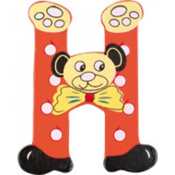 Holzbuchstabe Bär H