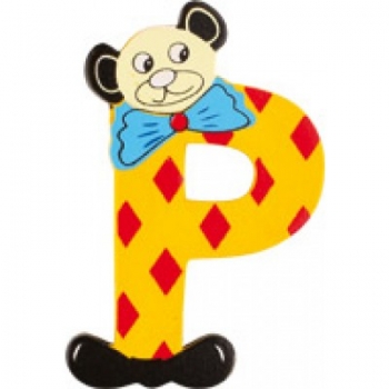 Holzbuchstabe Bär P
